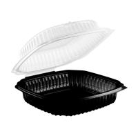 CONTAINER 9X9 HINGE BLK/CLR MI