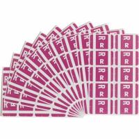 LABEL,SMEAD 67188 "R" PURPLE 1