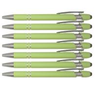 PEN,BP PASTEL GRN W/STYLUS TP