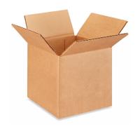 BOX,6X6X6 CORRUGATED 25/BDL