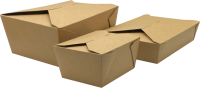 BOX,TAKEOUT #1 KRFT FOLD 450/