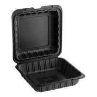 CONTAINER,PP 9X9 1 CMP BLK 150