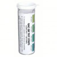 TEST,STRIPS QAC QR WATER 100/T
