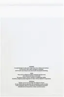 BAG,POLY SUFF WARN 16X24 500/C