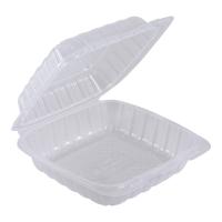 Hinged Container Vented Clear