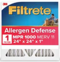 Filtrete Electrostatic Aire Filter 1000 mpr 24x24x1 4EA/CT