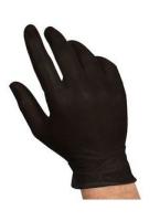 GLOVE,VINYL,PF,MED,BLK,100/BX