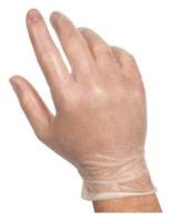GLOVE,VINYL,PF,SM,160/BX