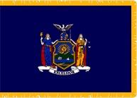 NYS Colonial Indoor NYL-GLO® 100% Nylon 3'x5' Flag (Fringed)