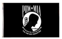 POW-MIA 3'x5' Double Sided Flag