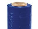 Cast Hand Stretch Film, 18" x 80 Gauge x 1500', Blue, 4/Case