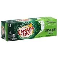 Canada Dry Ginger ale - 12 oz can - 12 / Pack