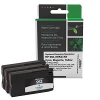 Clover Imaging Remanufactured Cyan, Magenta, Yellow Ink Cartridges for HP 952 (N9K27AN) 3-Pack