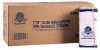 STRAW,SLIM,7.75IN,RD,500/BX