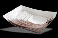 FOOD TRAY,5LB RED PLAID
