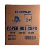 PAPER HOT CUP,20OZ,500/CT,WE