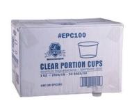 PLASTIC PORTION CUP,1OZ CLEAR