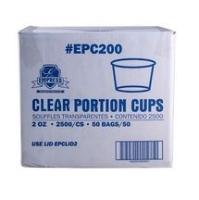 PLASTIC PORTION CUP,2OZ CLEAR