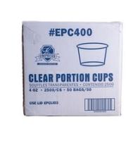 PLASTIC PORTION CUP,4OZ CLR