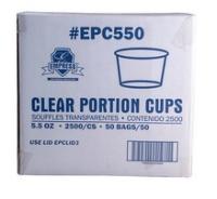 CUP, PORTION, 5.5OZ CLEAR,2500