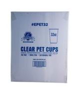 CUP,CLEAR,PET,32OZ,500/CS