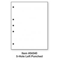 PAPER,5-HOLE LEFT,20#,WE