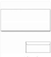 ENV,#9 SEV,WHT,SIDE SEAM,PL