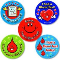 STICKERS,BLOODTEST,ROLL