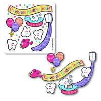 STICKERS,DENTAL PAL,ROLL