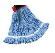 LOOPED END,BLUE WET MOP, LARGE