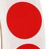 LABELS,CIRCLE,1" RED,500/RL