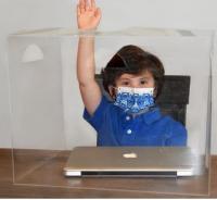 BARRIER, DESK, K-6,18.5X14