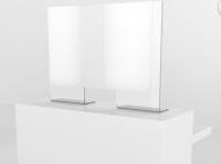 EMPLOYEE GUARD 48"WX28"H