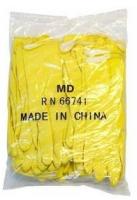 ProWorks Latex Flock-Lined 16 Mil Gloves - 16 mil Thickness x 12" Glove Length - Animal Fat, Chemical Protection - Medium Size - Neoprene Latex - Yellow - Fish Scale Grip, Flock-lined, Chemical Resistant, Fat Resistant - For Dishwashing, Household, Meat P