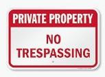 Private Property Sign