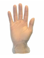 Safety Zone® Vinyl Powder Free Clear 3 Mil Gloves Medium