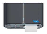 Cascades PRO Tandem Toilet Paper Dispenser Dark Gray