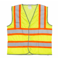 ProWorks® Class 2 Mesh Safety Vest Hi Vis Green 4XL