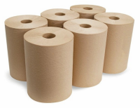 Morcon 10" Hardwound Roll Towel Kraft 1-Ply 2" Core 800' 6 / cs