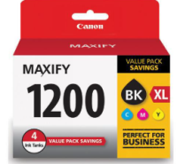 PGI-1200 XL BK/CMY 4PK