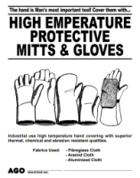 GLOVES AGOTEX 5 FINGER 14" HIGH TEMPERATURE