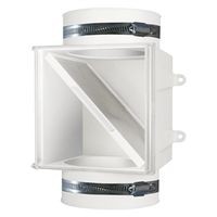 Dundas Jafine PCLT4WZW Dryer Duct Lint Trap, 4" Duct, Polystyrene
