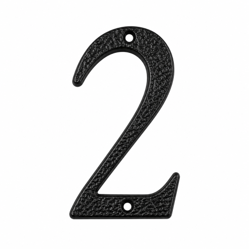 #2 House Number - Black