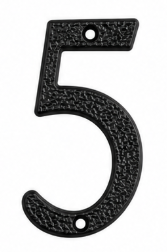 #5 House Number - Black