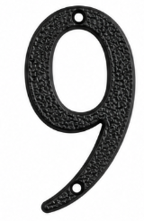 #9 House Number - Black