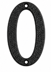 #0 House Number - Black