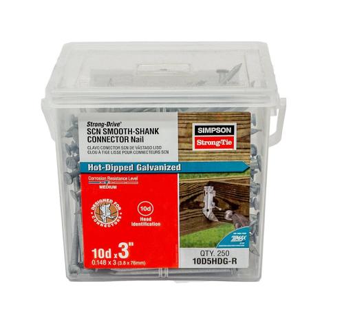 SIMPSON STRONG TIE 10D X 3 INCH HDG NAIL - 250 COUNT