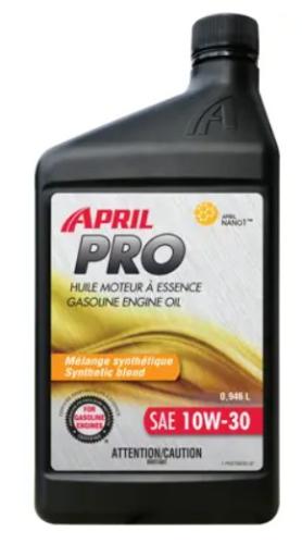 April Super Flo 10W 30 Motor Oil, 946ml