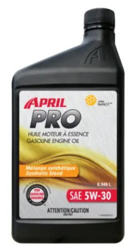 April Super Flo 5W 30 Motor Oil, 946ml