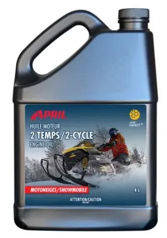 April Super Flo Snowmobile 2 Cycle Engine Oil, 4L